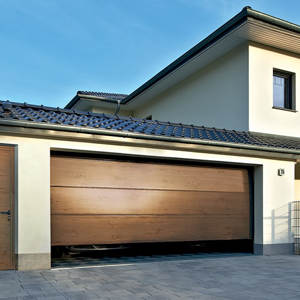 Sectional garage door